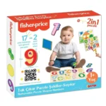 Fisher Price Tak Çıkar 2li Puzzle Şekiller ve Sayılar