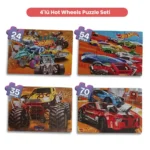 Hot Wheels 4 in 1 Puzzle Seti - Görsel 4