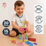 Montessori Ahşap Sayı Blokları – Okul Öncesi Eğitici Matematik Oyuncağı, STEM, Motor ve Zeka Gelişim - Görsel 4