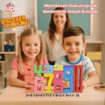 Montessori Ahşap Sayı Blokları – Okul Öncesi Eğitici Matematik Oyuncağı, STEM, Motor ve Zeka Gelişim - Görsel 6