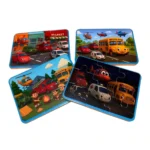 4 in 1 Eva Foam Puzzle Set - Arabalar - Görsel 2