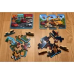 4 in 1 Eva Foam Puzzle Set - Arabalar - Görsel 6