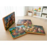 4 in 1 Eva Foam Puzzle Set - Çiftlik Hayvanları - Görsel 3