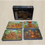 4 in 1 Eva Foam Puzzle Set - Safari - Görsel 6