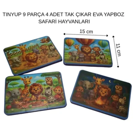 eva puzzle safari 3 Tinyup Kids