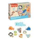 Fisher Price 13 Parça Mıknatıslı Hayvanlar Seti - Görsel 2