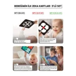 Bebeğimin İlk Zeka Kartları 3'lü Set - Görsel 2