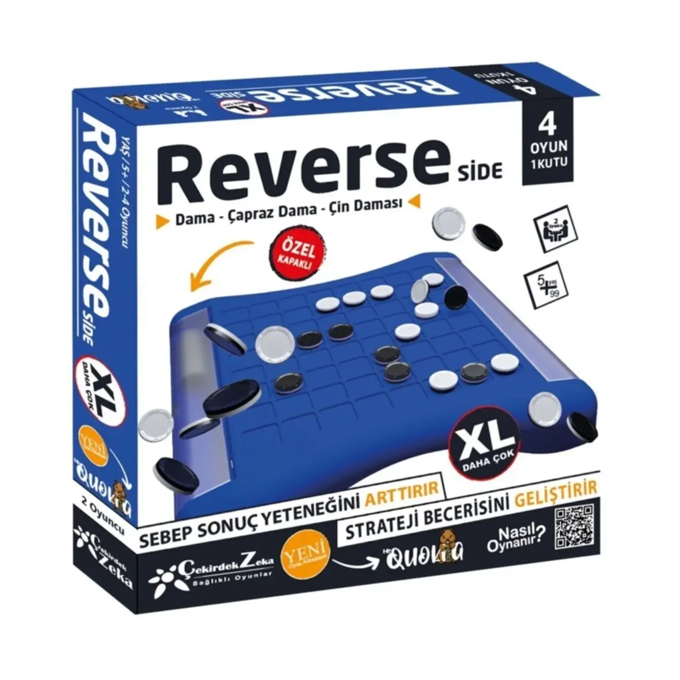 reverse_side Reverse Side Oyunu Plastik Reversi Kapaklı